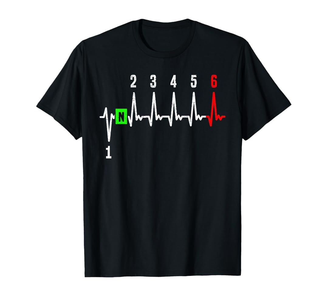 トップス -_-b  2345 Amazon.com: 1N23456 1 Down 6 Up Motorcycle Shift Pattern T
